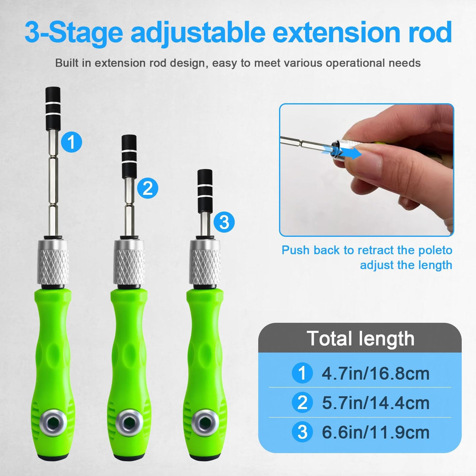32 in 1 Small Precision Screwdriver Set, Zoikuloi Magnetic Mini Green gallery