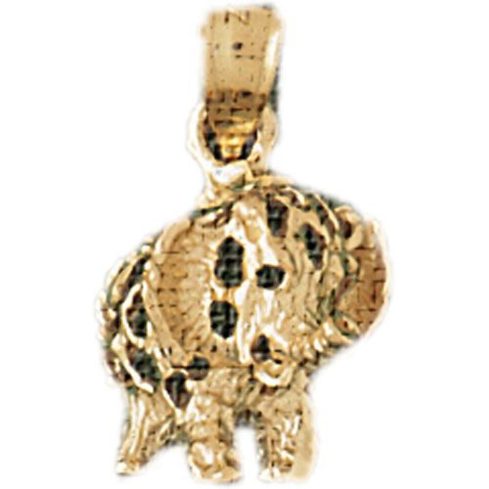 Elephant Charm Pendant 14k Gold (2 Grams) gallery