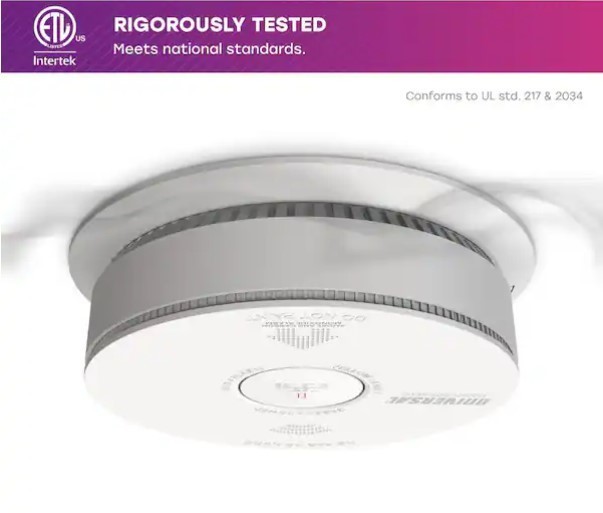 USI 2-Pack 10-Year Battery Combination Smoke and Carbon Monoxide Detector. New gallery