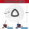 12 Pack Spin Mop Replacement Heads, 100% Microfiber Spin Mop Refill for Easy ... gallery