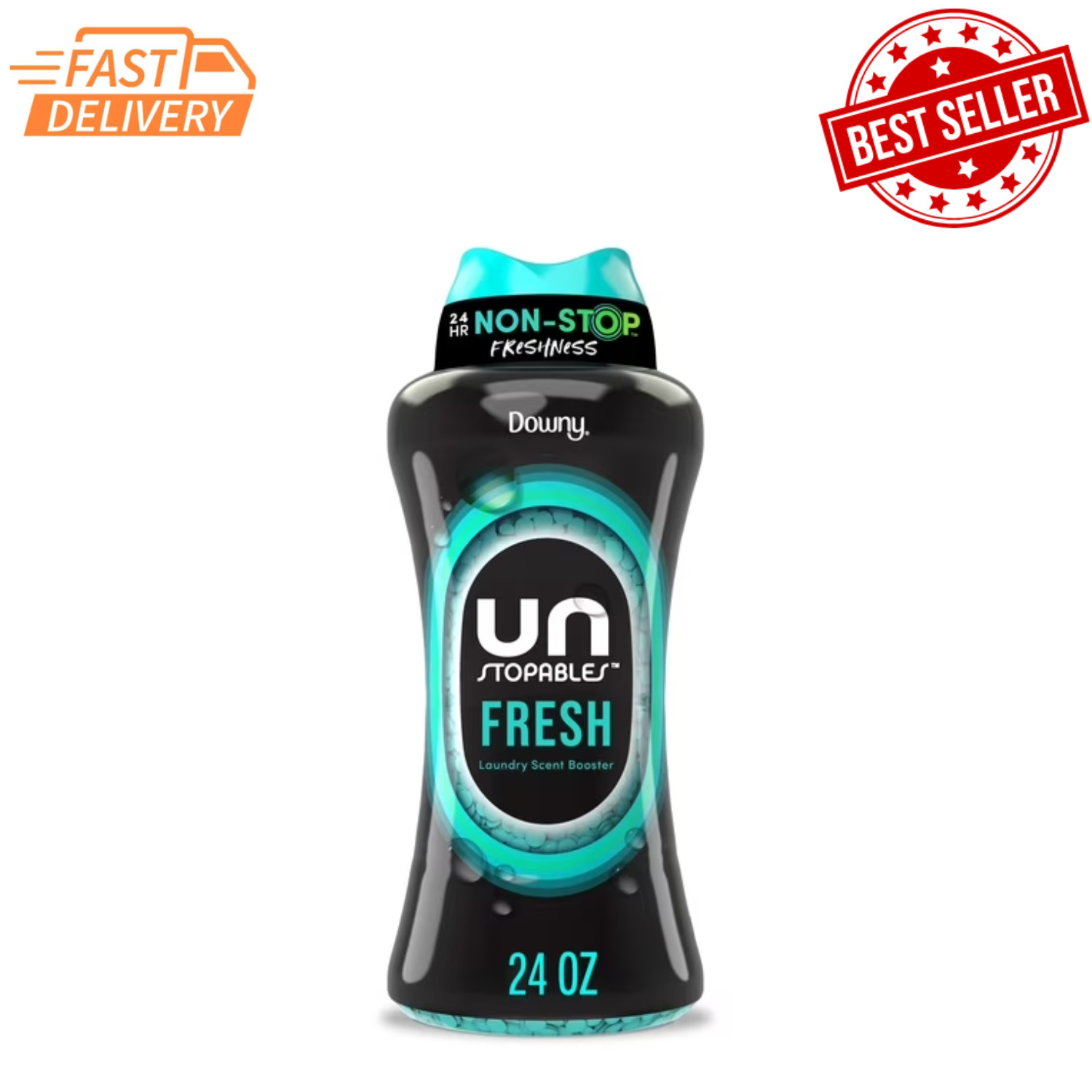 Downy Unstopables In-Wash Scent Booster Laundry Beads Fresh Scent 24 oz New gallery