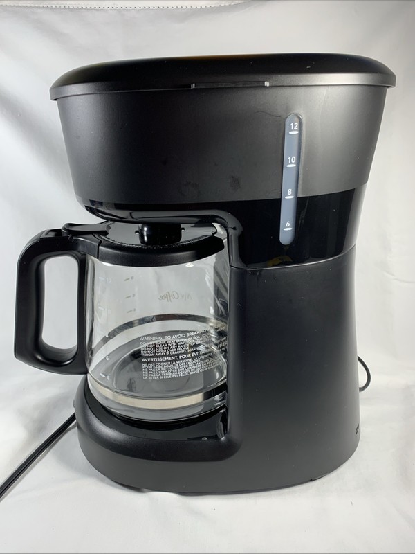 Mr. Coffee 12 Cup Coffee Maker Used Model BVMC-SC12BL1-2 Non-Programmable-Black gallery