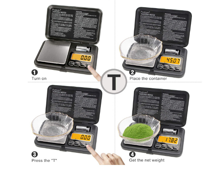 Mini báscula 200g/0.01g con LCD, tara, conteo PCS, calibración 50g y pilas. Nuev gallery