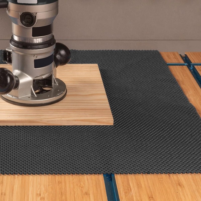 POWERTEC Non Slip Mat for Woodworking, Anti-Slip Drawer Shelf Liner, 24 x 48in gallery