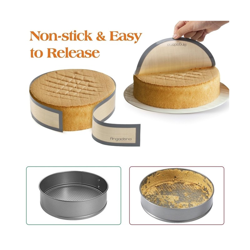 Silicone Baking Mat for Springform Pan 10 inch, Prevent cake from Sticking to... gallery