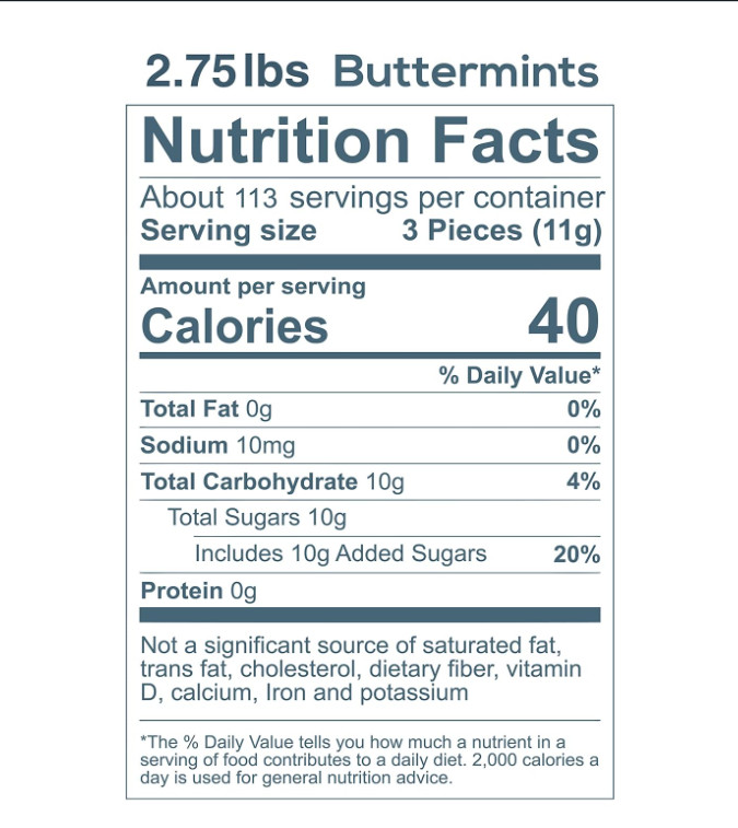 Assorted Pastel Buttermints, 14 Ounce, Appx. 100 pieces from Hospitality Mints gallery