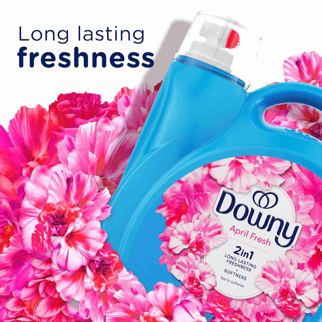 2 Pack Downy Ultra Liquid Fabric Softener 140 fl oz April Fresh 190 Loads gallery