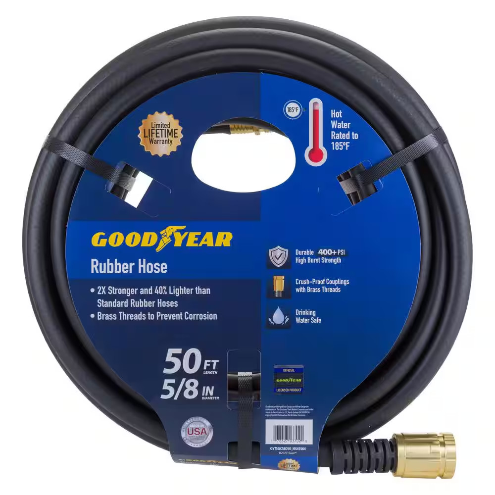 Maxlite 5/8 In. X 50 Ft. Premium Duty Rubber+ Water Hose gallery