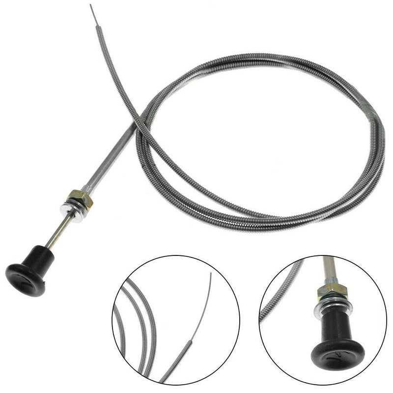 237 Universal Push Pull Choke Cable 63" Inner 60" Conduit 2 3/4" travel gallery