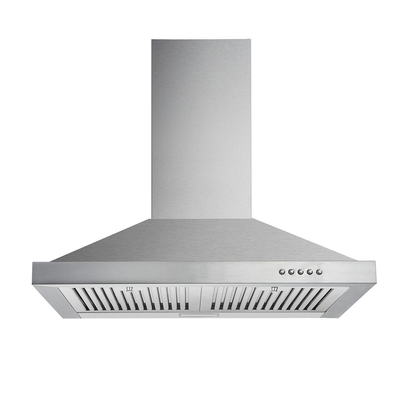 30Inch Kitchen Wall Mount Range Hood Stainless Steel 500CFM LED Light (OPEN BOX) gallery