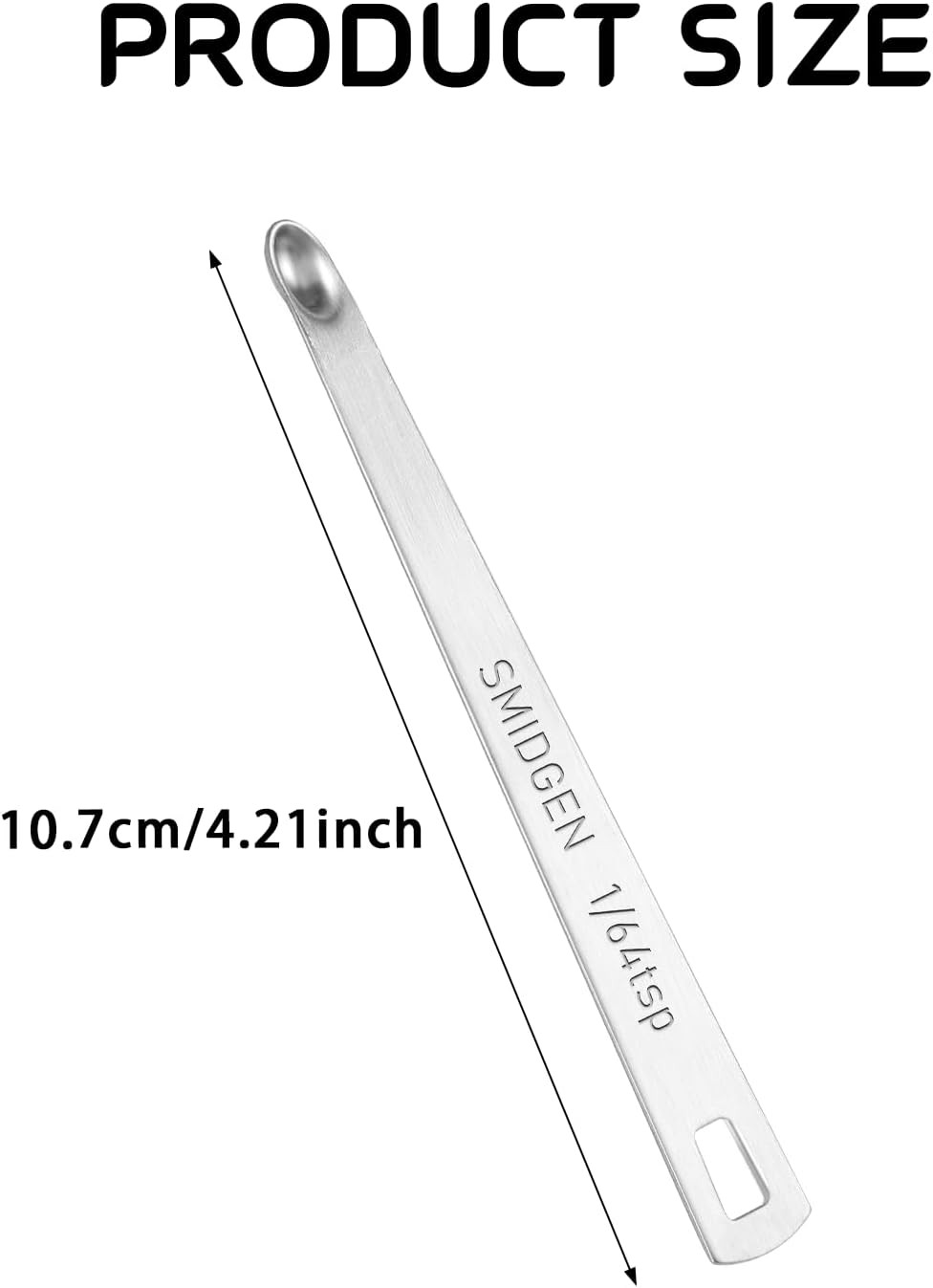 2 PCS 1/64 Teaspoon(1/64 Tsp | 0.083 mL | cc) Teaspoon, Silver gallery