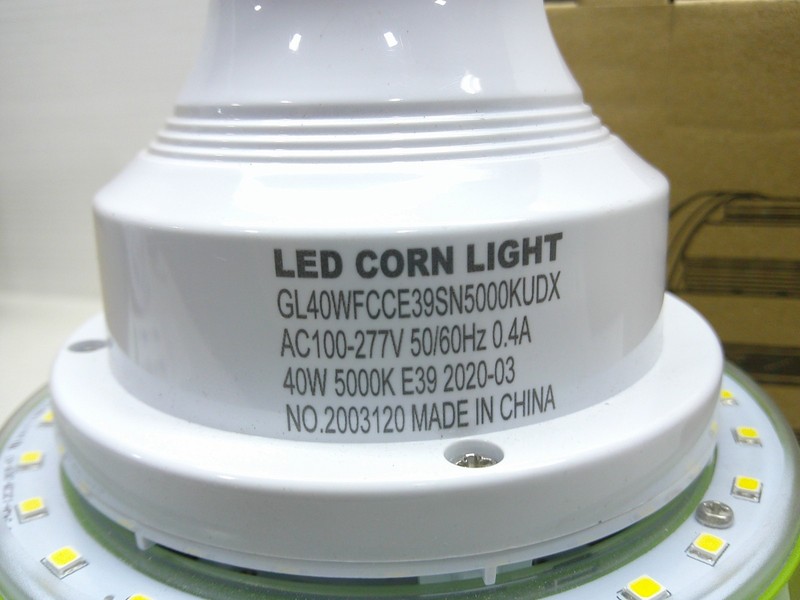 Nothing But LEDS E39 Base 40W LED CornCob Bulb 5000K 100-277V gallery