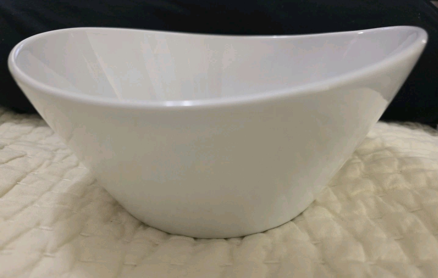 OverandBack What A Dish White Porcelain Bowl Oval Pasta Soup Chili Ice Cream One gallery