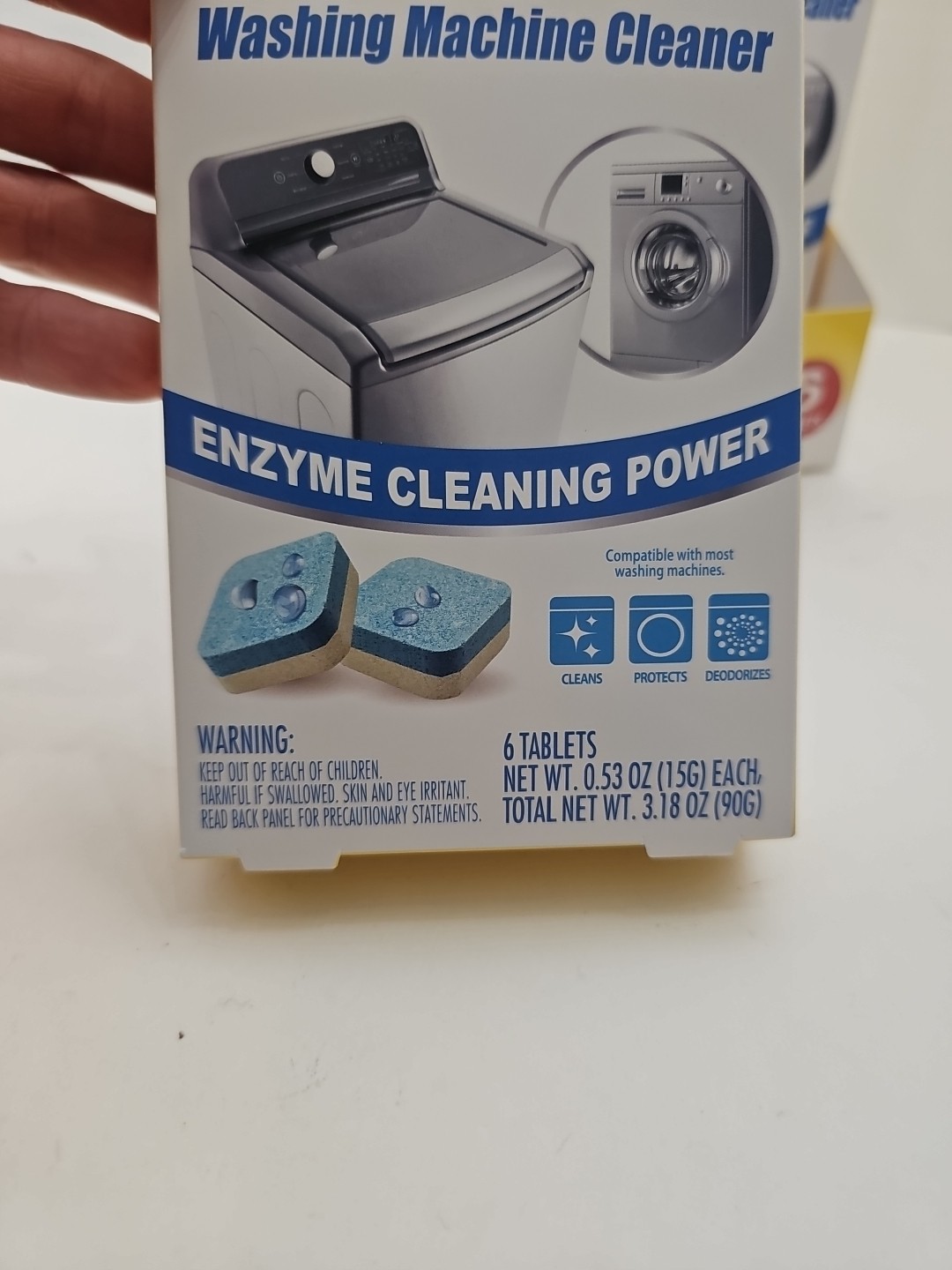 SANI 360° Washing Machine Cleaner, 12 Month Supply is Formulated with Enzyme,... gallery