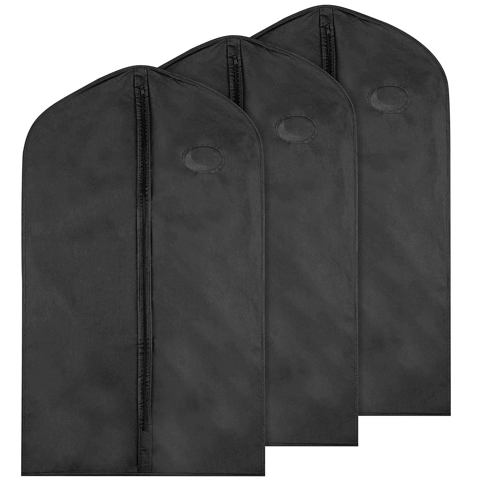 Right Hardware Garment Bag For Storage Pack Of 3 Bags Keep Your Suit Costume Uni gallery