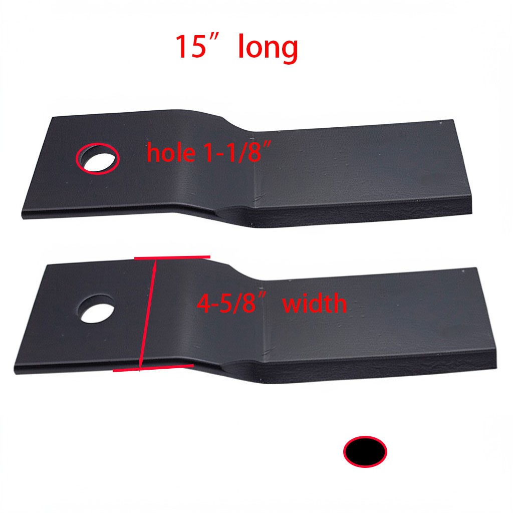 2x Heavy Duty Blades for Wolverine Model Skidsteer Brush Hog Cutter Blade gallery