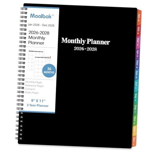 2026-2028 Monthly Planner/Calendar - 3 Year Monthly Planner 2026-2028, Jan. gallery