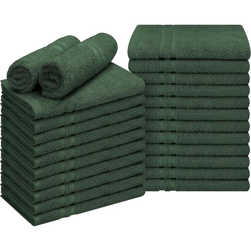 Bulk Pack 24 Bleach Safe Salon Towels Quick Dry 100 Cotton Hand Towels Spa Gym gallery