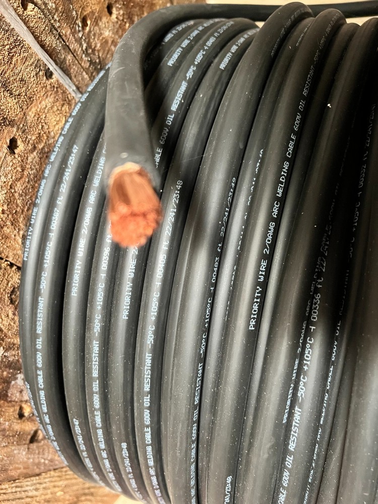 Flexible Battery/Welding Cables 2/0 AWG, 2 AWG and 4 AWG UL listed