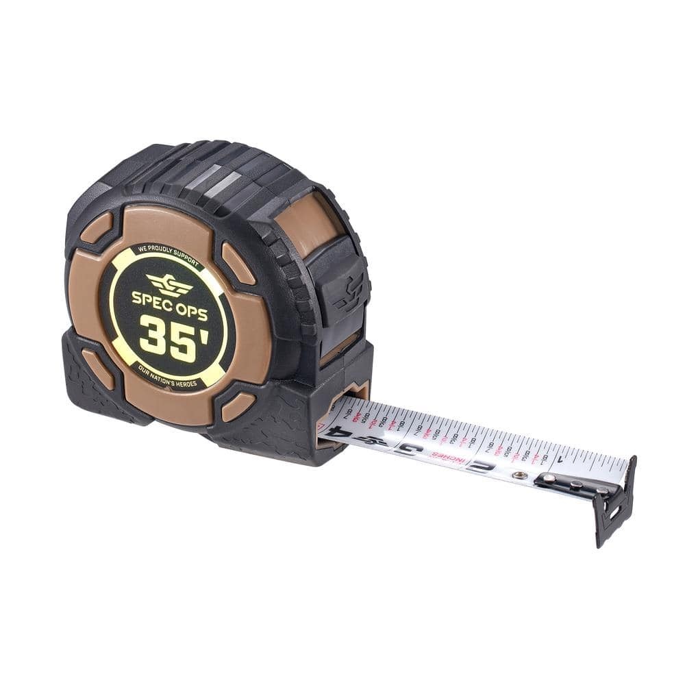 SPEC OPS 35 ft. Elite Series Tape Measure, 1 1/4 in. Blade, Military-Grade Case gallery