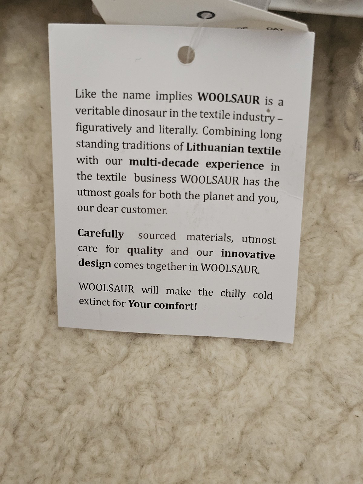 Woolsaur Merino Wool Blend Throw Blanket checkered gray Beige 56 x 70” new gallery