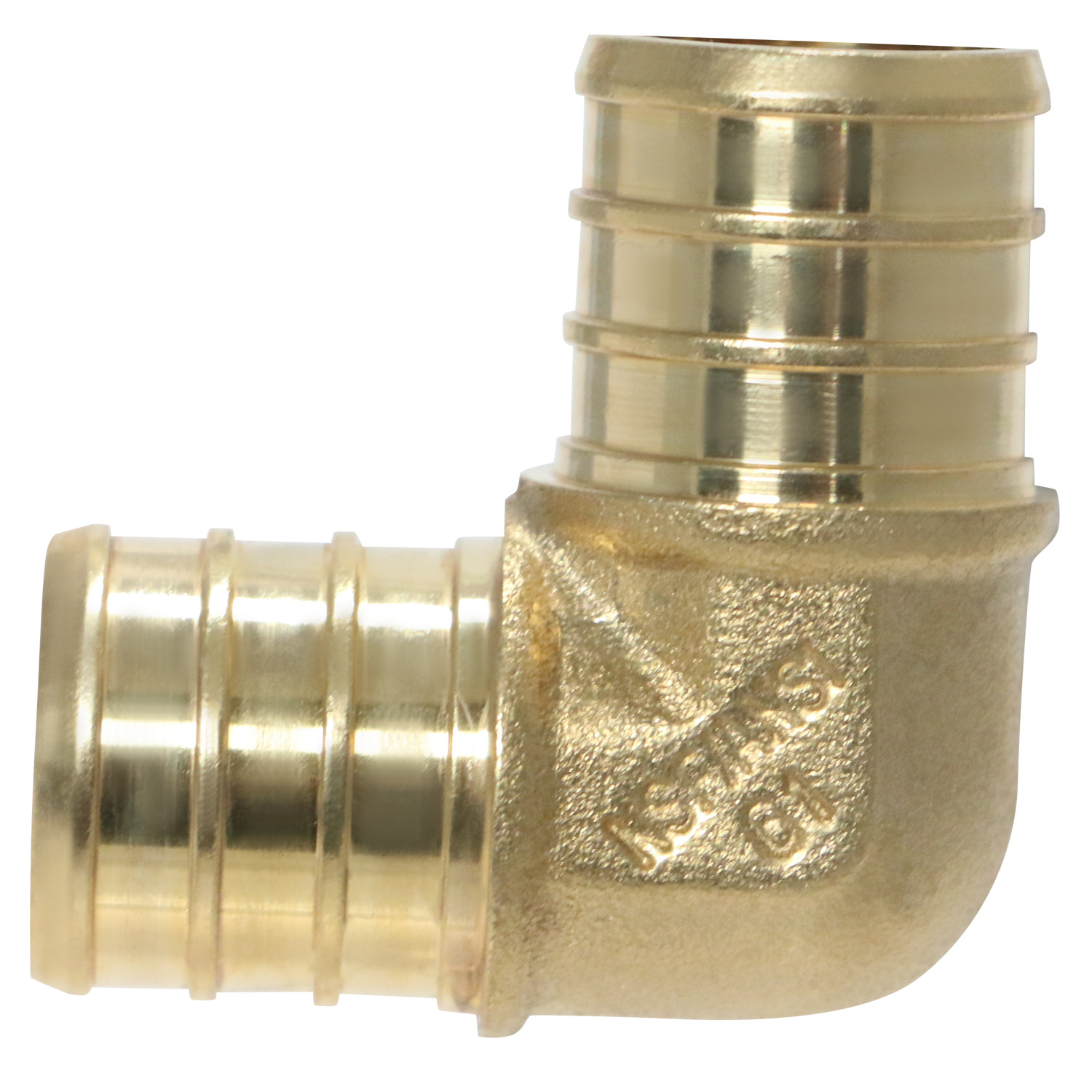 10 Pcs XFITTING 3/4" Pex Elbow, Lead Free Brass, Pex Barb Crimp Fittings gallery