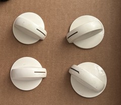 (Off-White) OEM Frigidaire Range Control Knob – Lot of 4 Part # 316223003