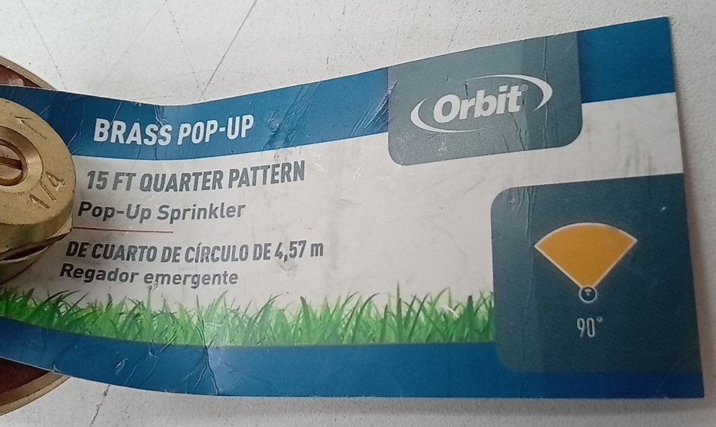 Orbit 54072 Brass Pop-Up Flush Head Sprinkler Lot of 6 gallery