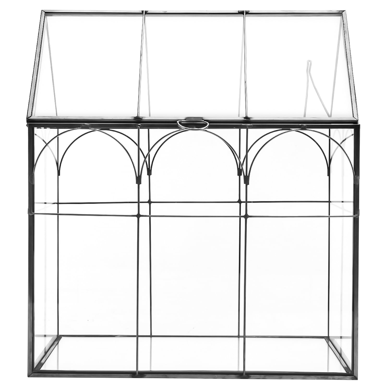 HighFree Geometric Plant Terrarium with Lid, House Succulent Terrarium Kit fo... gallery