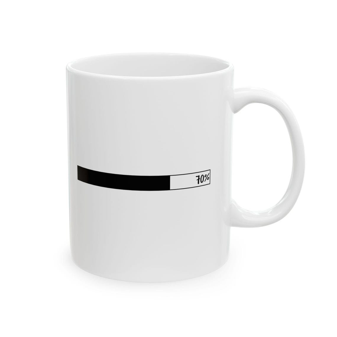 Humor Productivity Bar Chart Mug | Ceramic Coffee Cup 11oz FREESHIP gallery