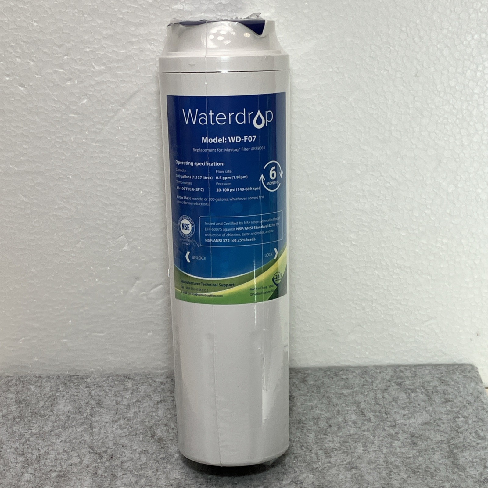 Waterdrop Water Filter Model # WD-F07 New And Factory Sealed gallery