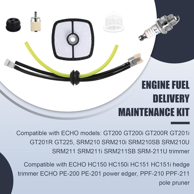 Vehicle-Specific Echo Air Filter Kit with Spark Plug & Fuel Line - Easy Install gallery