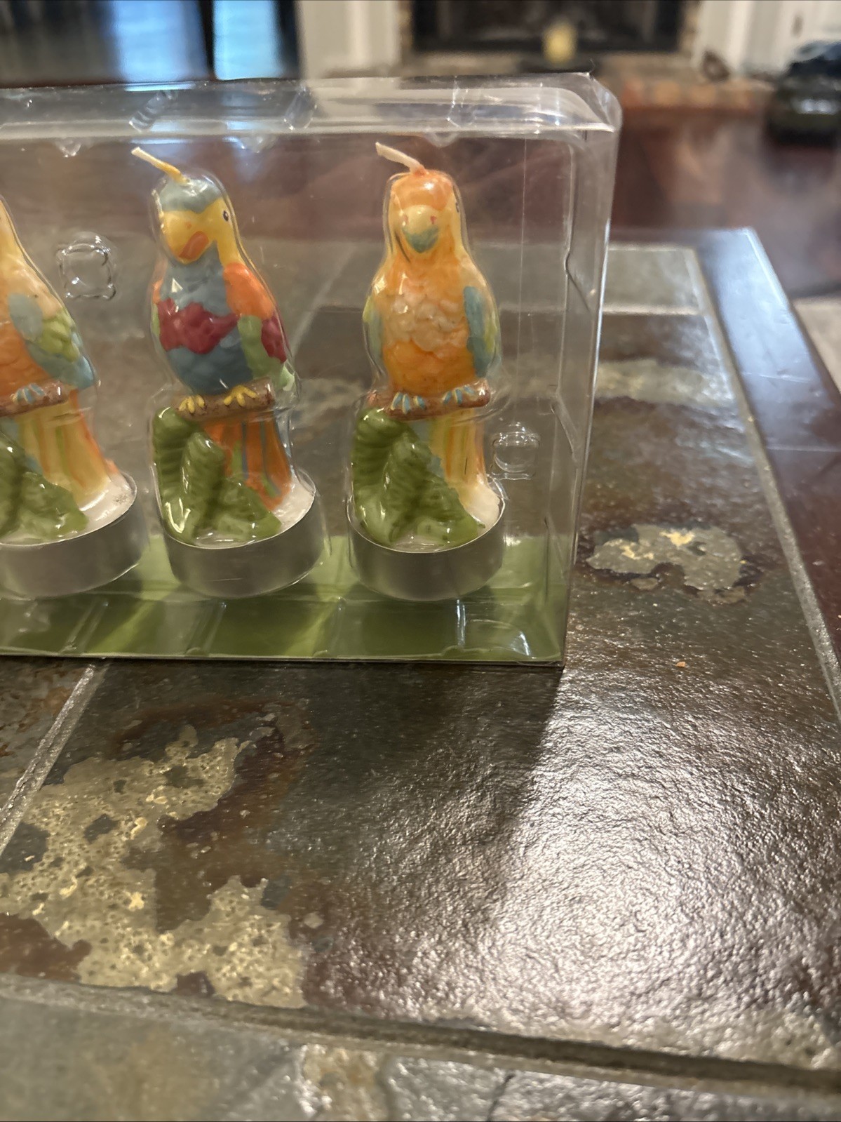 Small Colorful Parrot Tea Light Candles 4 New gallery