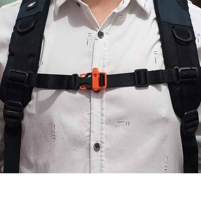 2 Pack Backpack Chest Strap- Nylon -Suitable for Webbing on The up 5