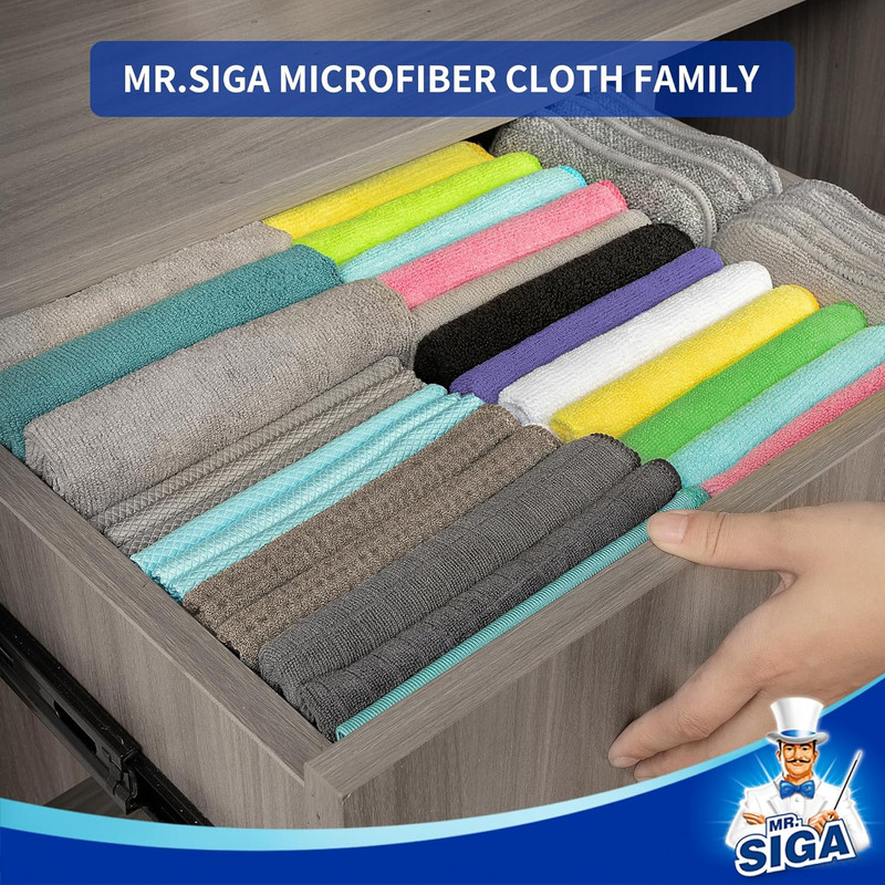 Microfiber Cleaning Cloths, All-Purpose Microfiber Towels, Streak Free Cleaning gallery