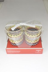 Missoni for Target Zig Zag Embossed Tumbler Set of 4 U8