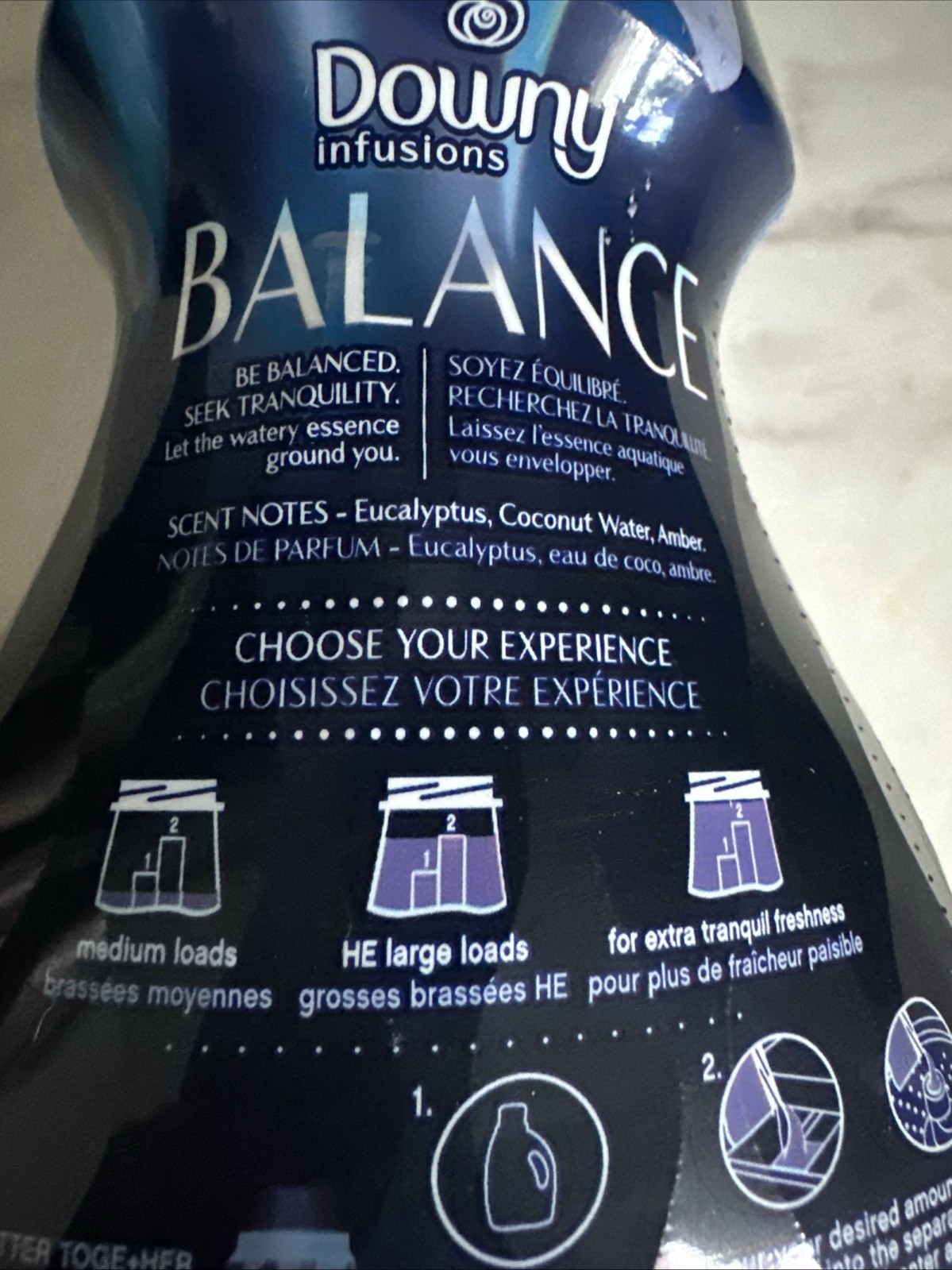 Downy Infusions BALANCE Fabric Conditioner , 48 Loads (32 Oz) Crisp rain &eucaly gallery
