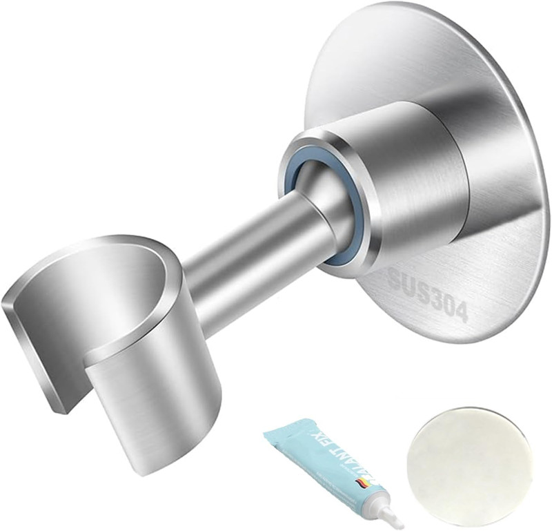 Shower Head Holder 360° Adjustable Handheld Bathroom Shower Head Bracket SUS304 gallery