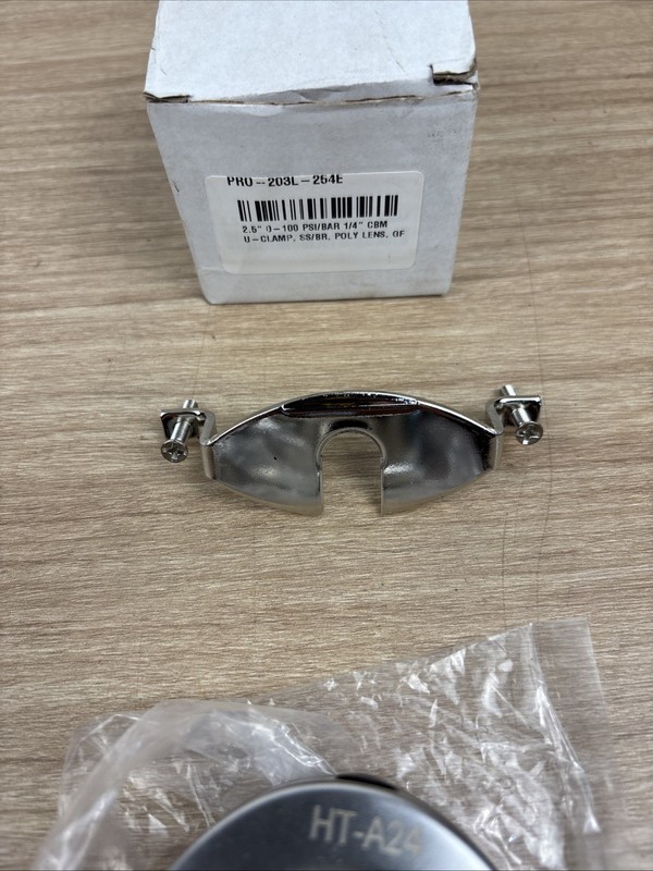 PRO-203L-254E U-Clamp Panel Mount Glycerin Filled Industrial 0 - 100 PSI gallery