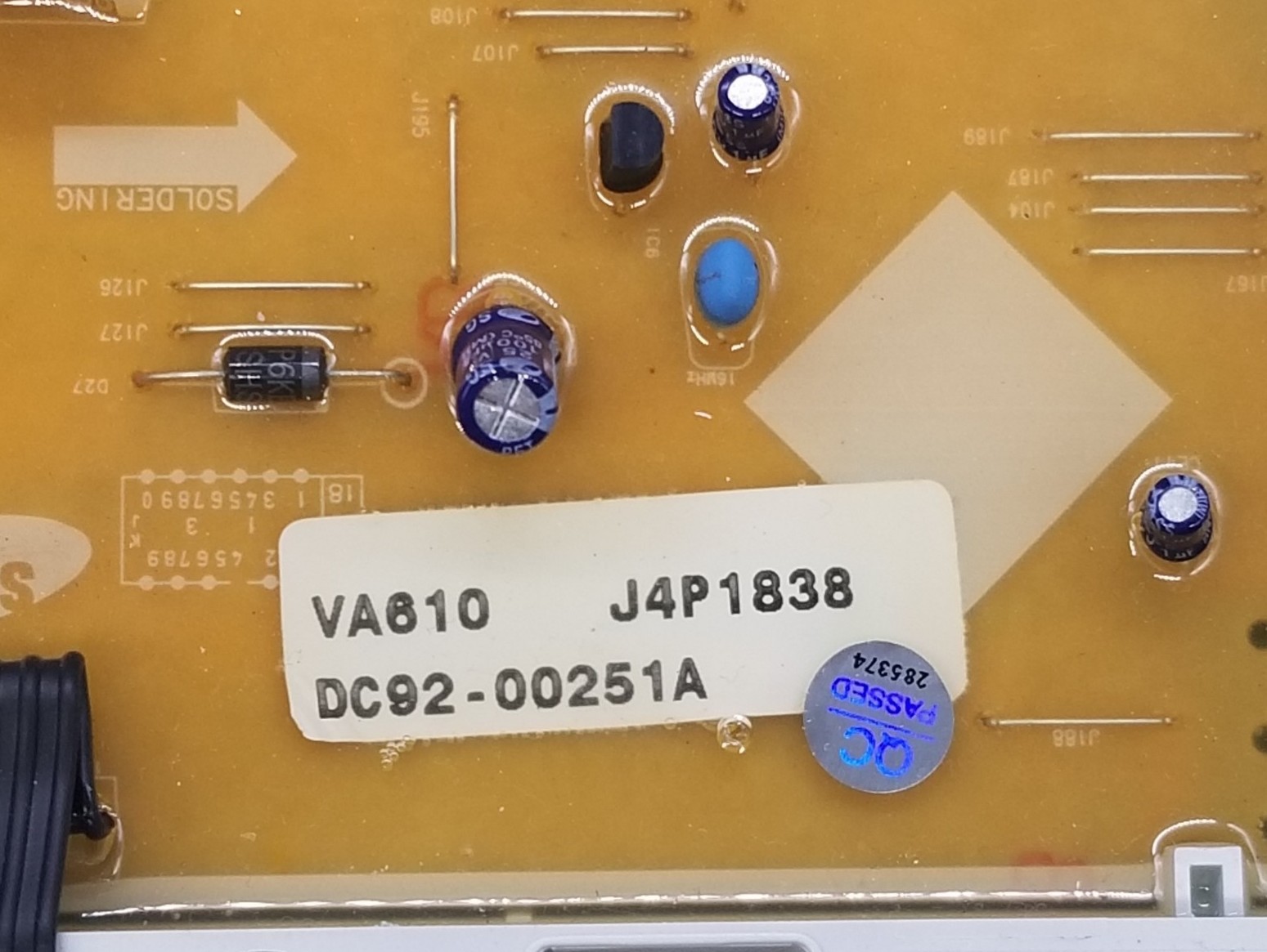 OEM Samsung Dryer Assy Control Board DC92-00251A 1-Year Warranty Free Day Ship gallery