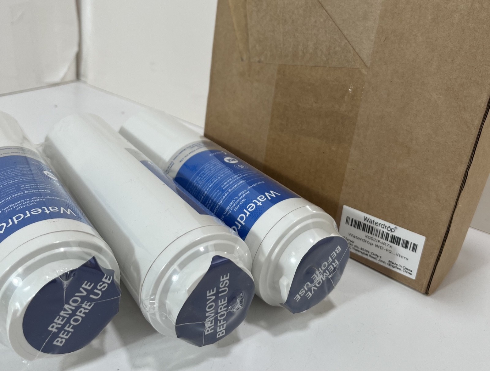 3x WATERDROP WD-F07 Replacement Water Filter 300 gallons/unit - NEW & Sealed gallery