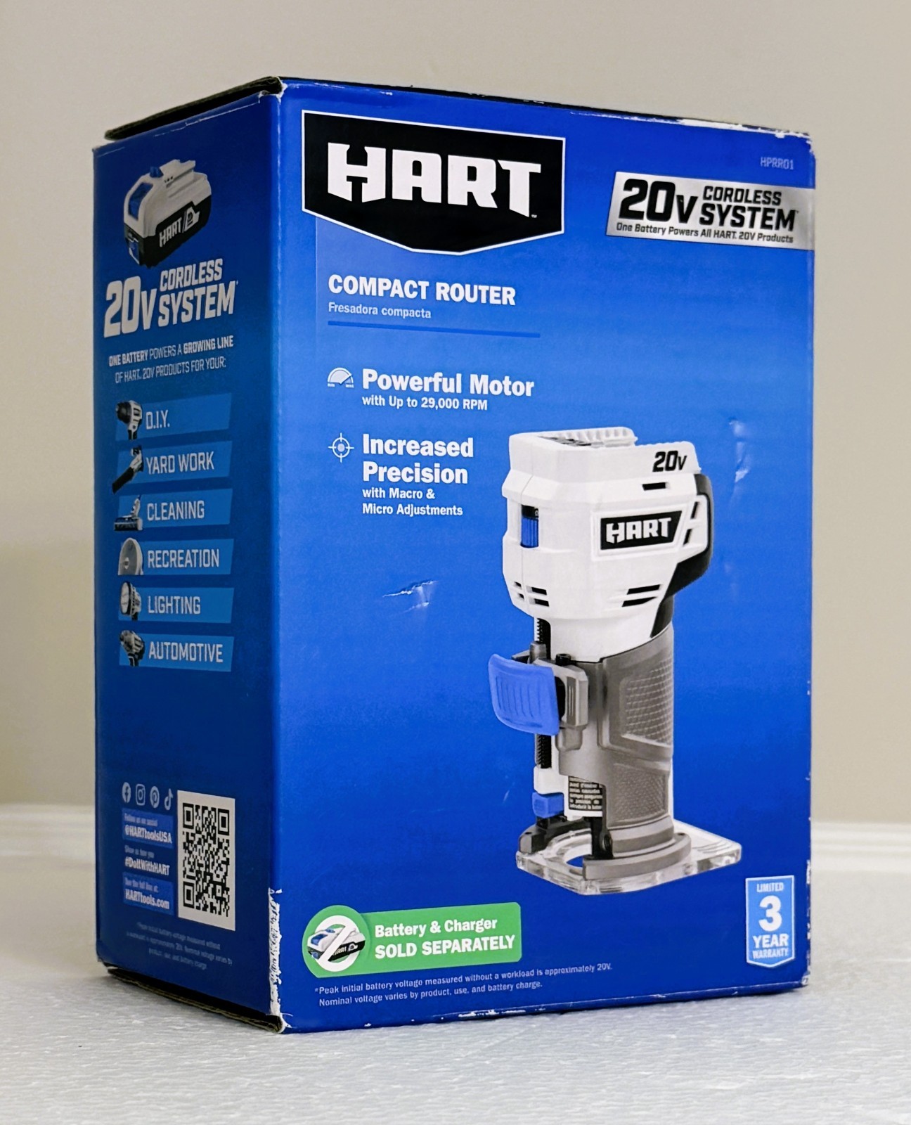 New HART 20-Volt Cordless Trim Router (Battery Not Included) gallery