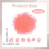 2000-Pack Glow in the Dark Rocks, 0.31"-0.47" Resin Pebbles Stones [Orange Red] gallery