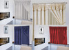 2 panel window curtain set (120" W X 84" L ) with valance and sheer backing NADA gallery