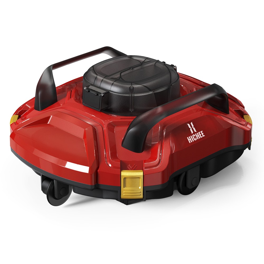 Cordless Robotic Pool Vacuum Automatic Pool Cleaner Self-Parking LED Indicator