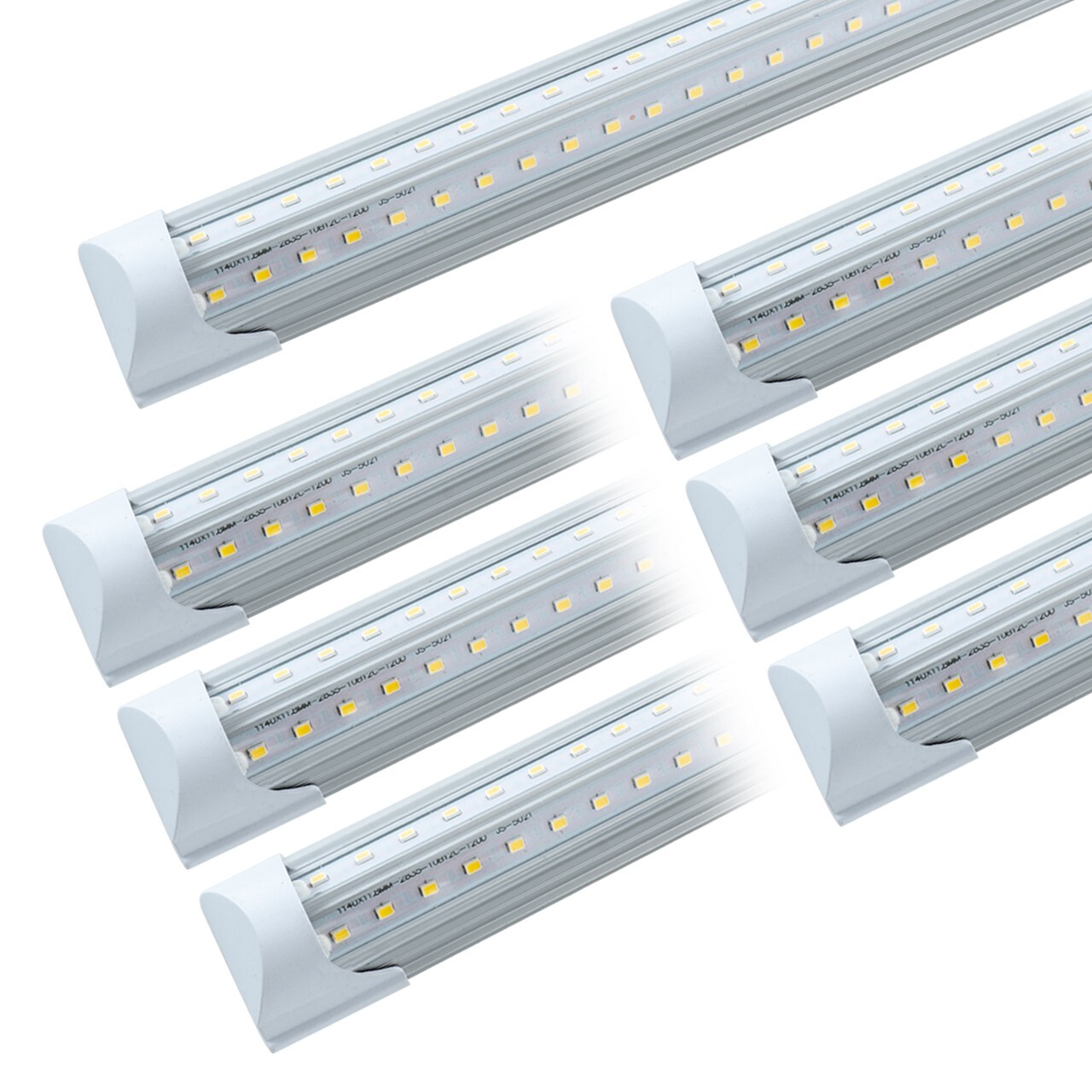 6 Pack 4FT 60W LED Linkable Shop Ceiling Light Super Bright Daylight 6000K gallery