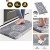 Compact Waterproof Kitchen Floor Mat - 17.3" x 28" Non-Slip & Easy to Clean gallery