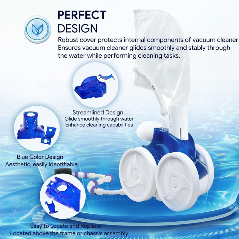 for Polaris 360 380 Pool Cleaner Replacement Top Cover, Back Plate 9-100-1240 gallery
