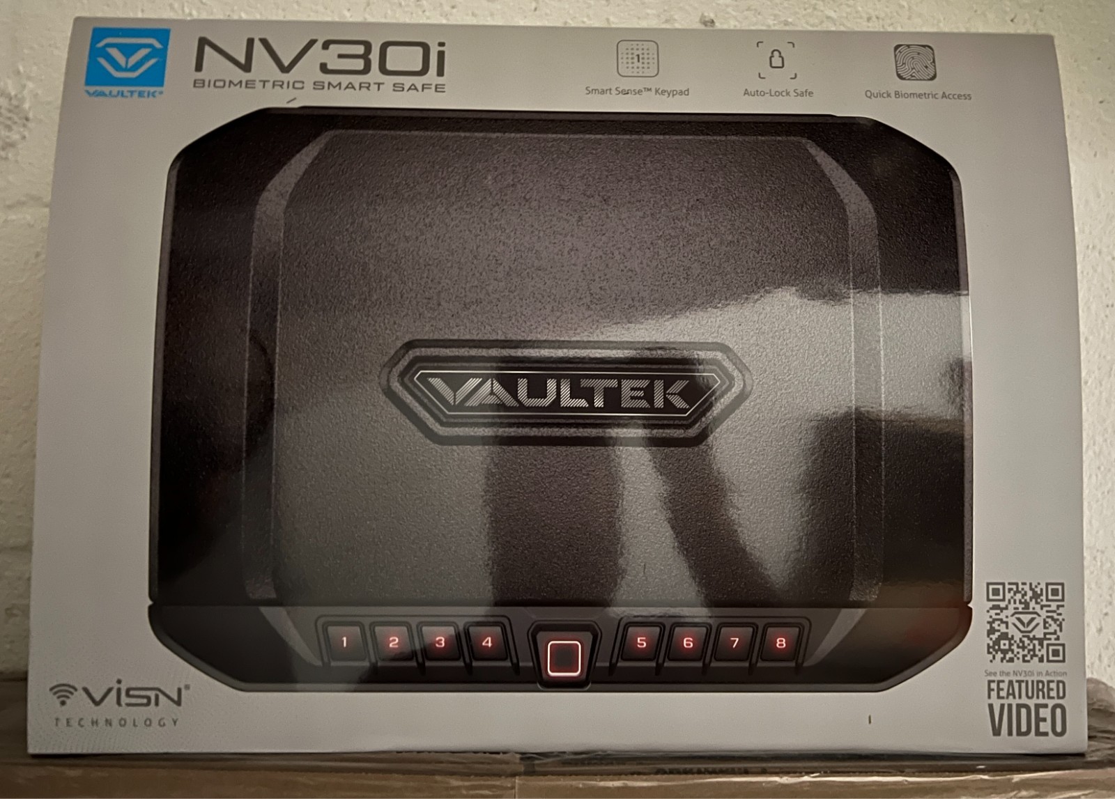 Vaultek NV30i ViSN WiFi Biometric Smart Safe – Brand New Sealed gallery