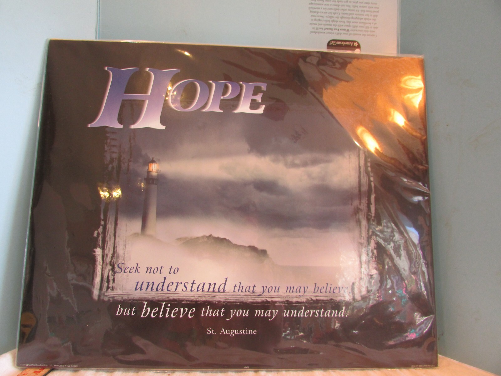 16 x 20" PRINT STONE WALL LIGHTHOUSE Sea Gulls nautical HOPE-ST AUGUSTINE gallery